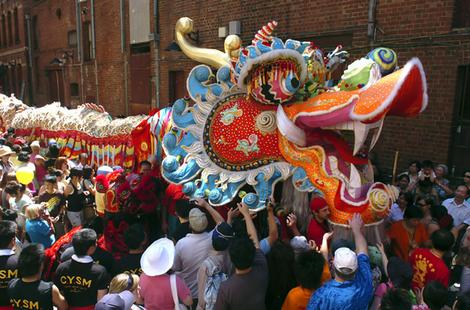 Celebrating Chinese New Year in Melbourne. Photo: Joe Castro