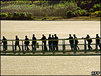 A bridge over the Yellow River